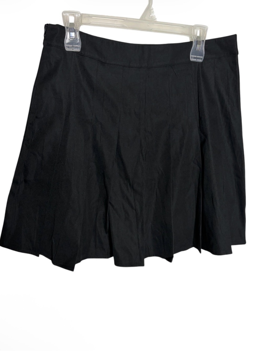 Black pleated school girl tennis style skirt size XL